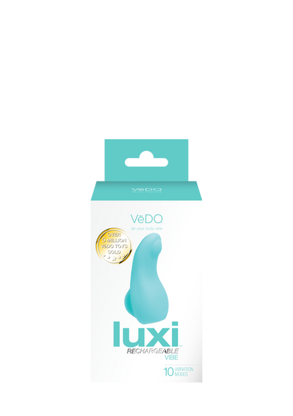 Luxi Rechargeable Clitoral Finger Vibe Turquoise