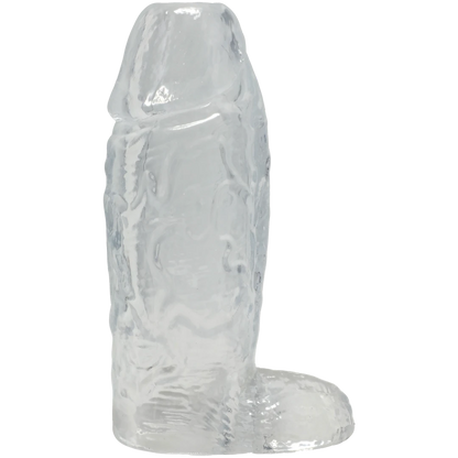 Titanmen - Cock Sleeve With Ball Strap - 6 Inch Clear