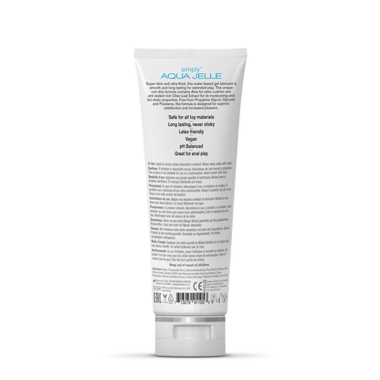 Simply Aqua Jelle Fragrance Free Lubricant - 4 Fl. Oz.