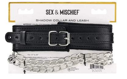 Shadow Collar and Leash - Black