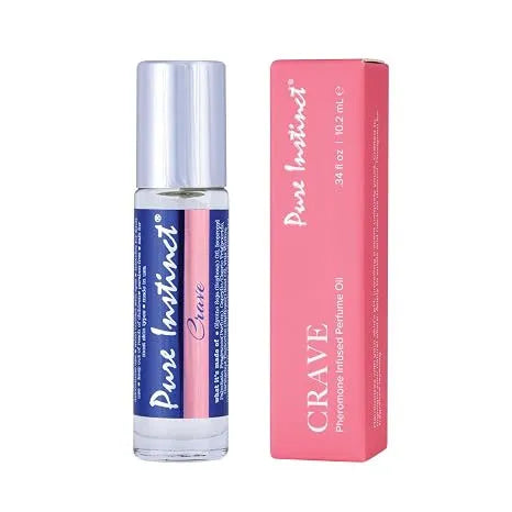 Pure Instinct Signature Pheromone Perfume Oil Roll on Crave 0.34 Fl Oz 10.2 ml