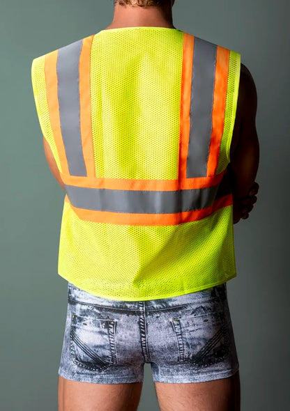 Male Power Workin' Hard Construction Worker Costume