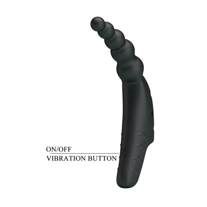 Pretty Love Jordin Beaded Finger Vibe - Black