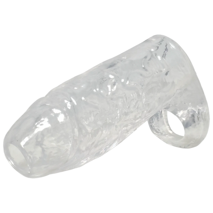 Titanmen - Cock Sleeve With Ball Strap - 5 Inch Clear