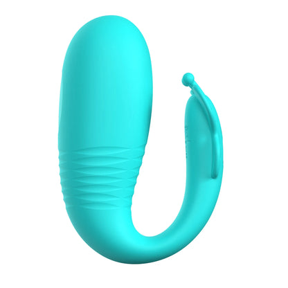 Pretty Love Remi Thrusting Hands-Free Vibrator Aqua