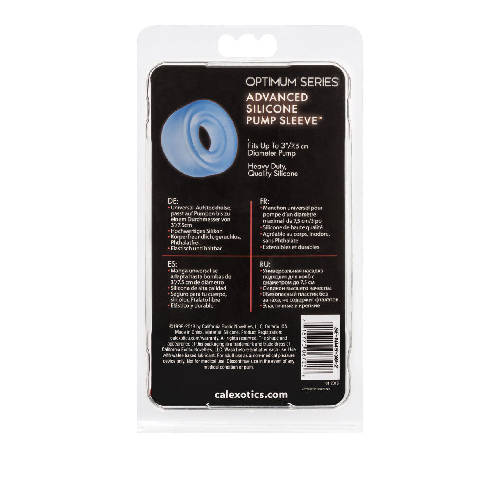 Advanced Silicone Pump Sleeve - Blue