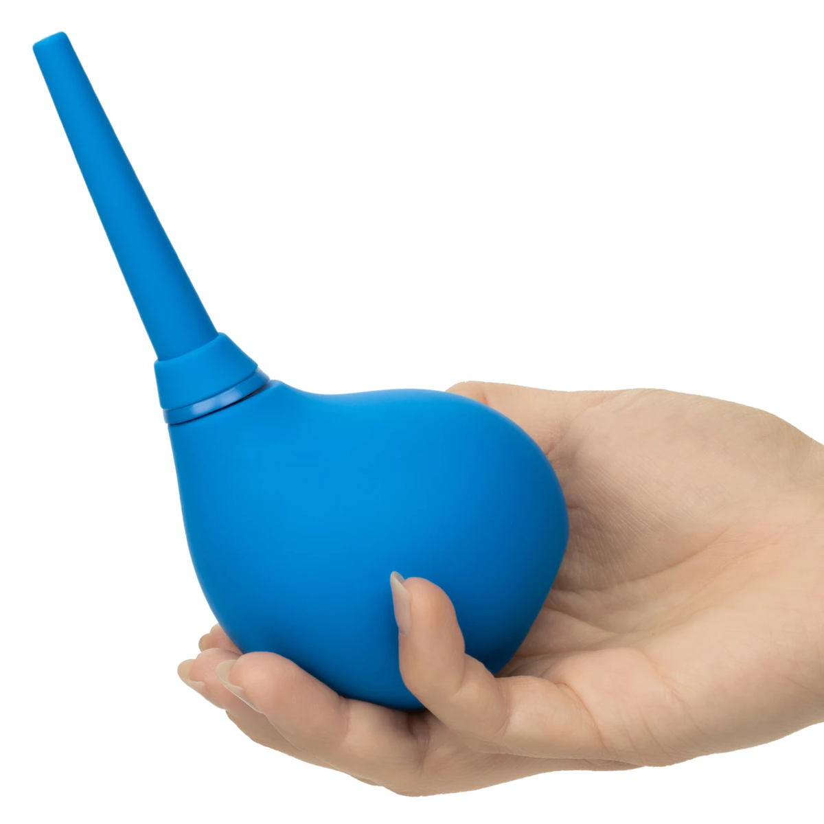 One-Way Silicone Anal Douche Blue