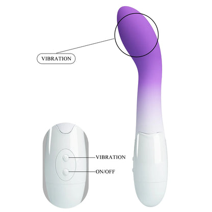 Pretty Love Bishop Vibrator - Purple Ombre