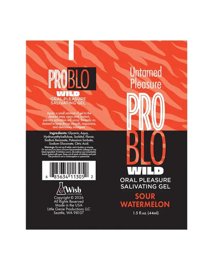 Problo Wild, Oral Pleasure Salivating Gel, Sour Watermelon 1.5oz
