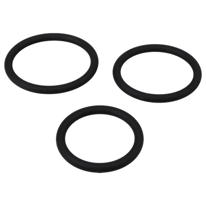 Titanmen - Slim C-Ring - 3 Piece Silicone Set Black
