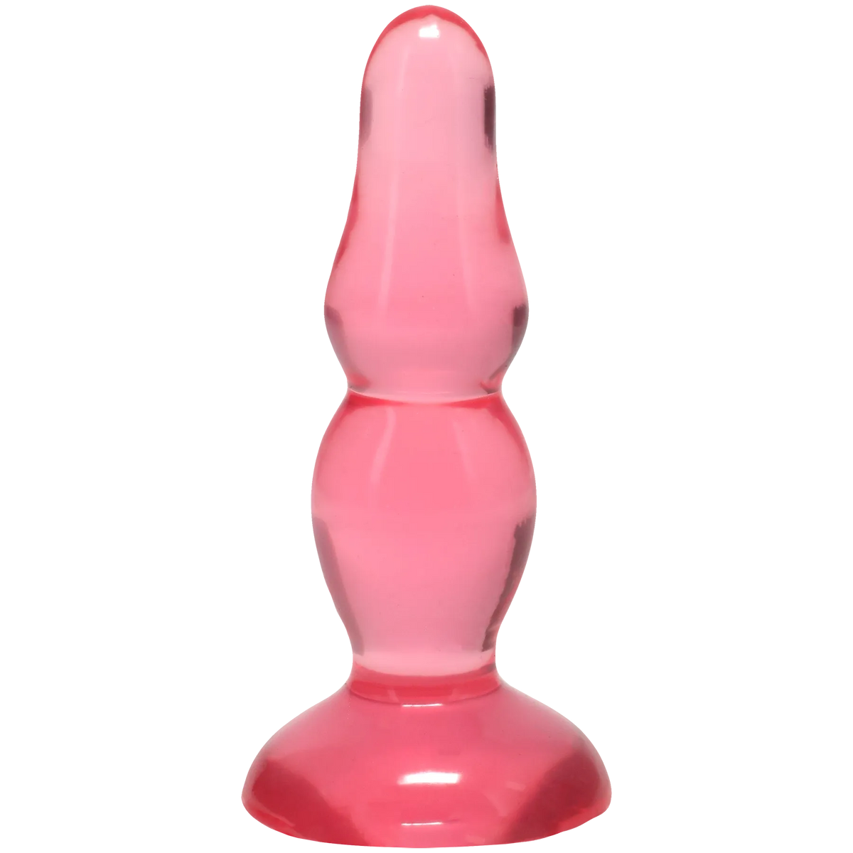Crystal Jellies - Novice Pop Plug - 4 Inch Pink