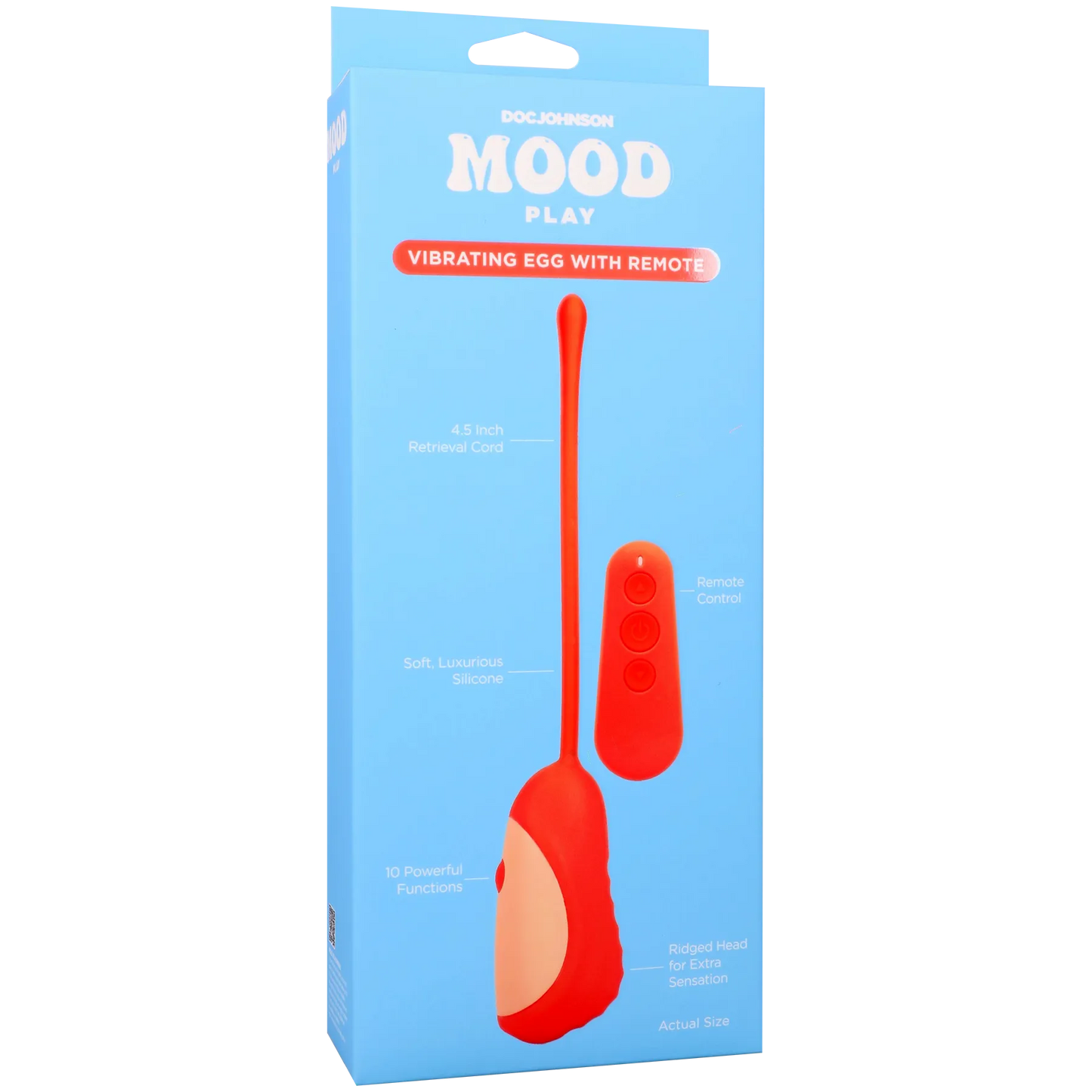 Mood - Play - Vibrating Egg With Remote Orange