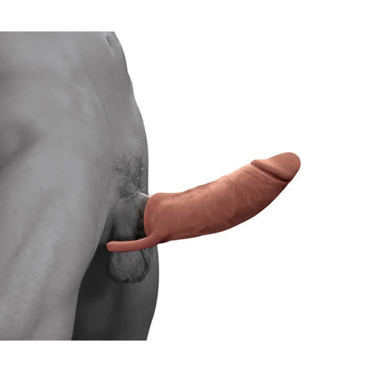 The Great Extender 2 in 1 9" Extender & Masturbator Brown