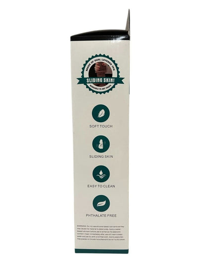 Real Skin 12 Dual Layer Dildo - Light Brown