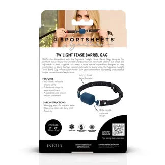 Signature Twilight Tease Barrel Gag Blue