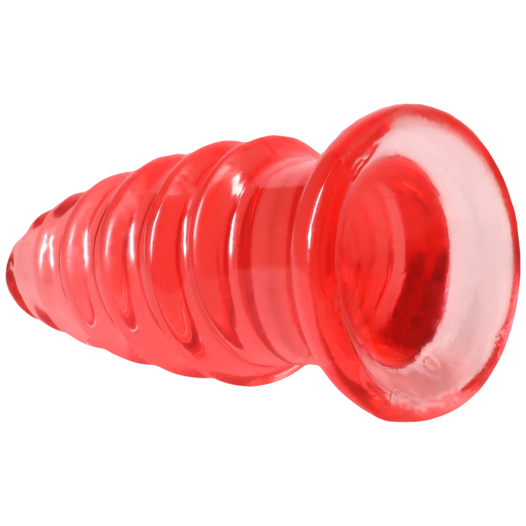 Crystal Jellies - Anal Twist - 5 Inch Pink