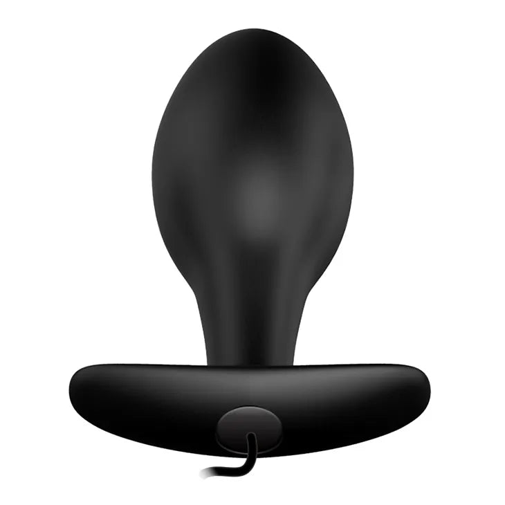 Pretty Love Vibrating Bulb Shaped Butt Plug Black