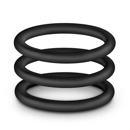 Performance - Vs3 Pure Premium Silicone Cockrings - Large - Black