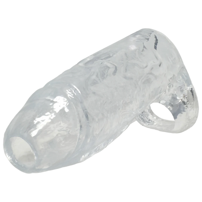 Titanmen - Cock Sleeve With Ball Strap - 6 Inch Clear