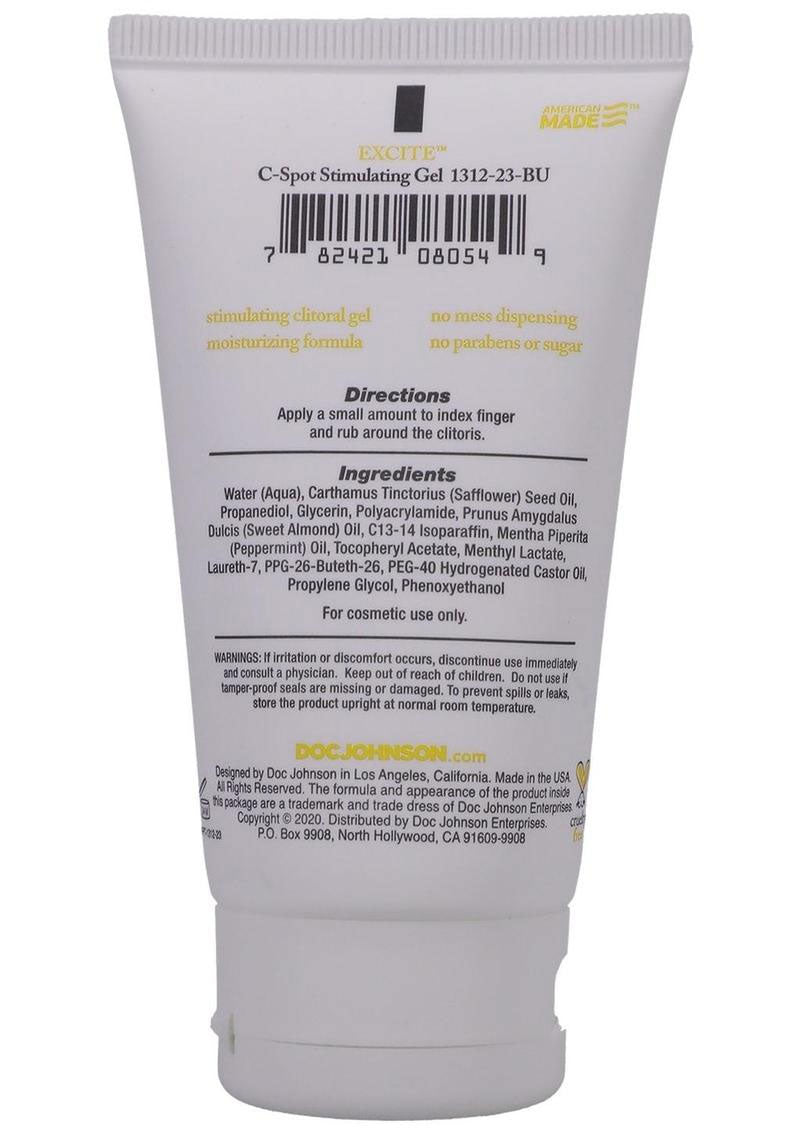Intimate Enhancements Excite - C-Spot Stimulating Gel - 2 Oz. - Boxed