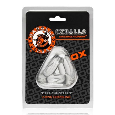 Tri Sport 3 Ring Sling Atomic Jock - Clear