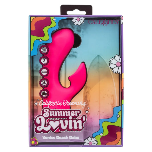 California Dreaming Summer Lovin' Venice Beach Babe Pink