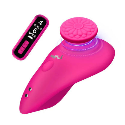 Silicone Panty Vibe With Digital Remote - Pink